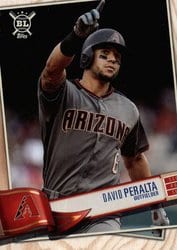 2019 Topps Big League Base Set David Peralta #275 card