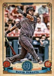 2019 Topps Gypsy Queen Base Set David Peralta #214 card