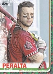 2019 Topps Holiday Base Set David Peralta #HW149 card