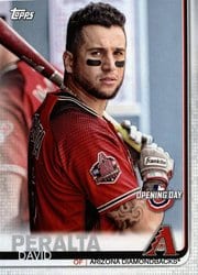2019 Topps Opening Day Base Set David Peralta #92 card
