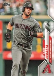 2020 Topps Base Set David Peralta #227 card