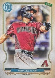 2020 Topps Gypsy Queen Base Set David Peralta #81 card