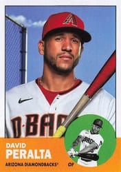 2022 Topps Archives Base Set David Peralta #43 card