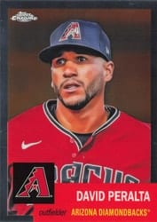 2022 Topps Chrome Platinum Anniversary Base Set David Peralta #119 card