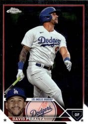 2023 Topps Chrome Update Base Set David Peralta #USC147 card