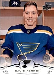2018-19 Upper Deck Base Set David Perron #405 card
