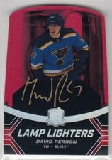 2020 Upper Deck The Cup Lamp Lighters Autographs David Perron #LL-DP card