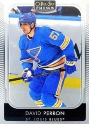 2021-22 O-Pee-Chee Platinum Base Set David Perron #171 card