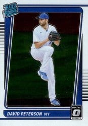 2021 Donruss Optic Base Set David Peterson #61 card