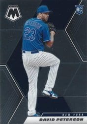 2021 Panini Mosaic Base Set David Peterson #256 card