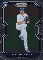 2021 Panini Prizm Base Set David Peterson #62 card