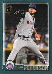 2021 Topps Archives Base Set David Peterson #220 card