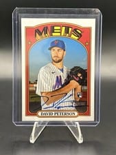 2021 Topps Heritage Real One Autographs David Peterson #ROA-DP card