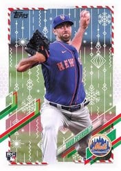 2021 Topps Holiday Base Set David Peterson #HW192 card