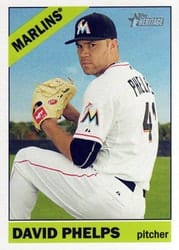 2015 Topps Heritage Base Set David Phelps #561 card