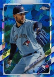 2021 Topps Chrome Update Sapphire Edition Base Set David Phelps #US179 card