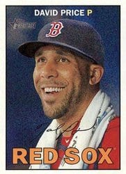 2016 Topps Heritage Base Set David Price #477 card