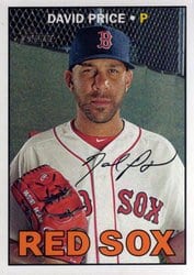 2016 Topps Heritage Base Set David Price #700 card