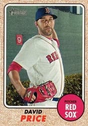 2017 Topps Heritage Base Set David Price #480 card