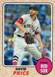 2017 Topps Heritage Base Set David Price #480c card