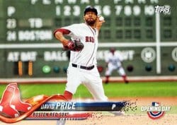 2018 Topps Opening Day Base Set David Price #148 card