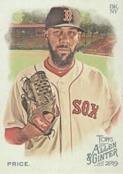 2019 Topps Allen & Ginter Base Set David Price #101 card