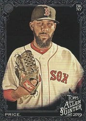 2019 Topps Allen & Ginter X Base Set David Price #101 card