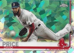 2019 Topps Chrome Sapphire Edition Base Set David Price #13 card