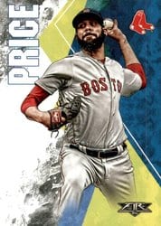 2019 Topps Fire Base Set David Price #102 card