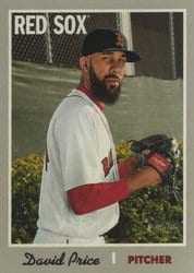 2019 Topps Heritage Base Set David Price #191 card