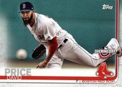 2019 Topps Opening Day Base Set David Price #43 card