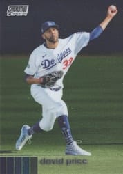 2020 Stadium Club Chrome Base Set David Price #301 card