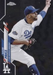 2020 Topps Chrome Update Base Set David Price #U-2 card
