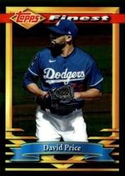 2021 Finest Flashbacks Base Set David Price #192 card
