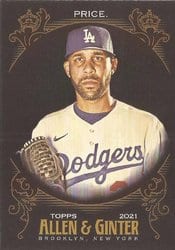 2021 Topps Allen & Ginter X Base Set David Price #278 card