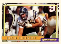 1992 Topps Base Set David Richards #62 card