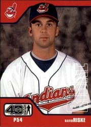 2002 Upper Deck 40-Man Base Set David Riske #159 card