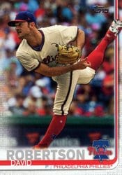 2019 Topps Update Base Set David Robertson #US217 card