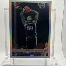 1997 Topps Chrome David Robinson Refractor #46 card