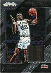 2018-19 Panini Prizm Sensational Swatches David Robinson #34 card