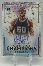 2023-24 Topps Motif Canvas Champions Autographs David Robinson #CCA-DR card