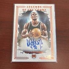 2023-24 Topps Motif Legends of the Court Signatures David Robinson #LCS-DR card