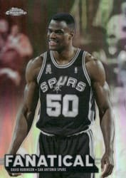 2025-26 Topps Chrome Fanatical David Robinson #FAN-19 card