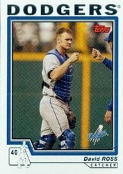 2004 Topps Base Set David Ross #555 card
