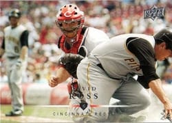 2008 Upper Deck Base Set David Ross #236 card