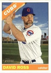 2015 Topps Heritage Base Set David Ross #549 card