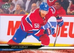 2024-25 Upper Deck Base Set David Savard #573 card