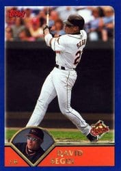 2003 Topps Base Set David Segui #14 card