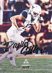 2019 Panini Luminance Base Set David Sills V #186 card