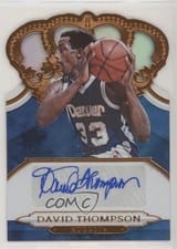 2018 Panini Crown Royale Crown Autographs David Thompson #CA-DTH card